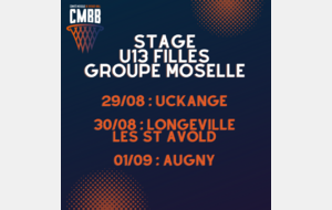 Stage Groupe Moselle U13F